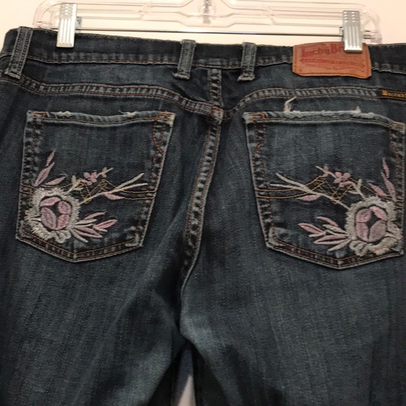 Lucky brand jeans, embroidered pockets, size 30 - Picture 2 of 5